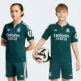 CAMISA ADIDAS REAL MADRID II 2026/27 INFANTIL - Verde/branco