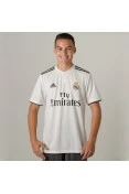 CAMISA ADIDAS REAL MADRID OFICIAL 1 2018/19 SEM NÚMERO - Branco CAMISA ADIDAS REAL MADRID OFICIAL 1 2018/19 SEM NÚMERO - Branco