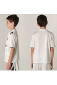 CAMISA ADIDAS REAL MADRID OFICIAL 1 2018/19 SEM NÚMERO INFANTIL - Branco/preto CAMISA ADIDAS REAL MADRID OFICIAL 1 2018/19 SEM NÚMERO INFANTIL - Branco/preto