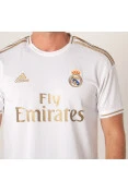 CAMISA ADIDAS REAL MADRID OFICIAL 1 2019/20 SEM NÚMERO - Branco/dourado CAMISA ADIDAS REAL MADRID OFICIAL 1 2019/20 SEM NÚMERO - Branco/dourado