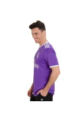 CAMISA ADIDAS REAL MADRID OFICIAL 2 2016/17 SEM NÚMERO - Lilas/branco