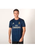 CAMISA ADIDAS REAL MADRID OFICIAL 2 2019/20 SEM NÚMERO - Marinho/dourado CAMISA ADIDAS REAL MADRID OFICIAL 2 2019/20 SEM NÚMERO - Marinho/dourado
