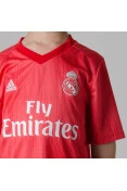 CAMISA ADIDAS REAL MADRID OFICIAL 3 2018/19 SEM NÚMERO INFANTIL - Vermelho CAMISA ADIDAS REAL MADRID OFICIAL 3 2018/19 SEM NÚMERO INFANTIL - Vermelho