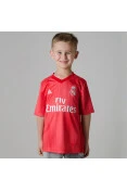 CAMISA ADIDAS REAL MADRID OFICIAL 3 2018/19 SEM NÚMERO INFANTIL - Vermelho CAMISA ADIDAS REAL MADRID OFICIAL 3 2018/19 SEM NÚMERO INFANTIL - Vermelho