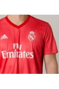 CAMISA ADIDAS REAL MADRID OFICIAL 3 2018/19 SEM NÚMERO - Vermelho CAMISA ADIDAS REAL MADRID OFICIAL 3 2018/19 SEM NÚMERO - Vermelho