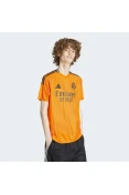CAMISA ADIDAS REAL MADRID OFICIAL II 24/25 MASCULINA - Laranja/preto