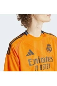 CAMISA ADIDAS REAL MADRID OFICIAL II 24/25 MASCULINA - Laranja/preto