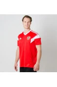CAMISA ADIDAS RÚSSIA OFICIAL 1 2018 SEM NÚMERO - Vermelho/branco CAMISA ADIDAS RÚSSIA OFICIAL 1 2018 SEM NÚMERO - Vermelho/branco