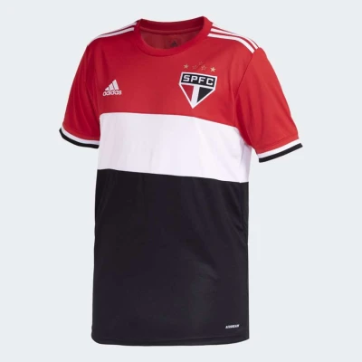 CAMISA ADIDAS SÃO PAULO FC 3 2021 MASCULINA - Vermelho/preto CAMISA ADIDAS SÃO PAULO FC 3 2021 MASCULINA - Vermelho/preto