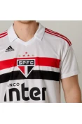 CAMISA ADIDAS SÃO PAULO OFICIAL 1 2018 SEM NÚMERO - Branco CAMISA ADIDAS SÃO PAULO OFICIAL 1 2018 SEM NÚMERO - Branco
