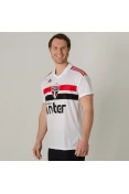 CAMISA ADIDAS SÃO PAULO OFICIAL 1 2018 SEM NÚMERO - Branco CAMISA ADIDAS SÃO PAULO OFICIAL 1 2018 SEM NÚMERO - Branco