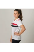 CAMISA ADIDAS SÃO PAULO OFICIAL 1 2018 SEM NÚMERO FEMININA - Branco