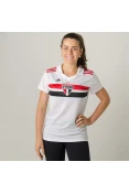CAMISA ADIDAS SÃO PAULO OFICIAL 1 2018 SEM NÚMERO FEMININA - Branco