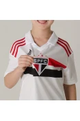 CAMISA ADIDAS SÃO PAULO OFICIAL 1 2018 SEM NÚMERO INFANTIL - Branco