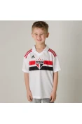 CAMISA ADIDAS SÃO PAULO OFICIAL 1 2018 SEM NÚMERO INFANTIL - Branco