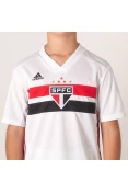 CAMISA ADIDAS SÃO PAULO OFICIAL 1 2019/20 SEM NÚMERO INFANTIL - Branco/vermelho CAMISA ADIDAS SÃO PAULO OFICIAL 1 2019/20 SEM NÚMERO INFANTIL - Branco/vermelho