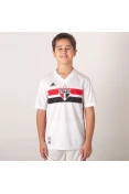 CAMISA ADIDAS SÃO PAULO OFICIAL 1 2019/20 SEM NÚMERO INFANTIL - Branco/vermelho CAMISA ADIDAS SÃO PAULO OFICIAL 1 2019/20 SEM NÚMERO INFANTIL - Branco/vermelho
