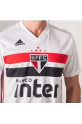 CAMISA ADIDAS SÃO PAULO OFICIAL 1 2019 SEM NÚMERO - Branco/vermelho CAMISA ADIDAS SÃO PAULO OFICIAL 1 2019 SEM NÚMERO - Branco/vermelho