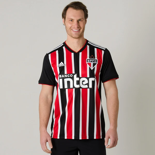 CAMISA ADIDAS SÃO PAULO OFICIAL 2 2018 SEM NÚMERO CAMISA ADIDAS SÃO PAULO OFICIAL 2 2018 SEM NÚMERO