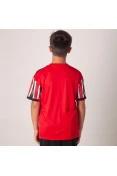 CAMISA ADIDAS SÃO PAULO OFICIAL 2 2019/20 SEM NÚMERO INFANTIL - Vermelho/preto CAMISA ADIDAS SÃO PAULO OFICIAL 2 2019/20 SEM NÚMERO INFANTIL - Vermelho/preto