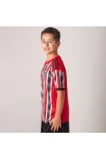CAMISA ADIDAS SÃO PAULO OFICIAL 2 2019/20 SEM NÚMERO INFANTIL - Vermelho/preto CAMISA ADIDAS SÃO PAULO OFICIAL 2 2019/20 SEM NÚMERO INFANTIL - Vermelho/preto