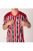 CAMISA ADIDAS SÃO PAULO OFICIAL 2 2019/20 SEM NÚMERO INFANTIL - Vermelho/preto CAMISA ADIDAS SÃO PAULO OFICIAL 2 2019/20 SEM NÚMERO INFANTIL - Vermelho/preto
