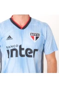 CAMISA ADIDAS SÃO PAULO OFICIAL 3 2019/20 SEM NÚMERO - Azul/preto CAMISA ADIDAS SÃO PAULO OFICIAL 3 2019/20 SEM NÚMERO - Azul/preto
