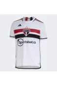 CAMISA ADIDAS SÂO PAULO OFICIAL I 2023/24 TORCEDOR MASCULINA - Branco