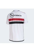 CAMISA ADIDAS SÂO PAULO OFICIAL I 2023/24 TORCEDOR MASCULINA - Branco