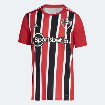 CAMISA ADIDAS SÂO PAULO OFICIAL II 2022/23 MASCULINA - Vermelho/preto CAMISA ADIDAS SÂO PAULO OFICIAL II 2022/23 MASCULINA - Vermelho/preto