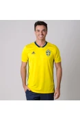 CAMISA ADIDAS SUÉCIA OFICIAL 1 2018 SEM NÚMERO - Amarelo/azul CAMISA ADIDAS SUÉCIA OFICIAL 1 2018 SEM NÚMERO - Amarelo/azul