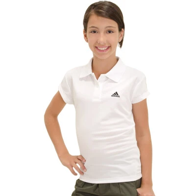 CAMISA ADIDAS TEAMWEAR POLO INFANTIL - Branco