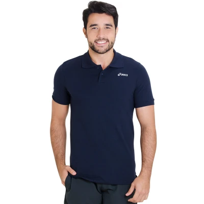 CAMISA ASICS POLO ACTIVE PIQUET MASCULINA - Marinho