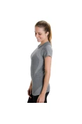 CAMISA ASICS SEAMLESS SS FEMININA - Cinza