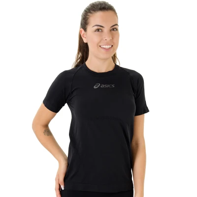 CAMISA ASICS SEAMLESS SS FEMININA - Preto