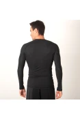 CAMISA COMPRESSÃO ADIDAS ALPHASKIN SPORT MANGA LONGA MASCULINA - Preto
