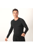 CAMISA COMPRESSÃO ADIDAS ALPHASKIN SPORT MANGA LONGA MASCULINA - Preto
