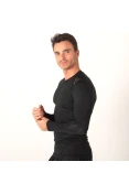 CAMISA COMPRESSÃO ADIDAS ALPHASKIN SPORT MANGA LONGA MASCULINA - Preto