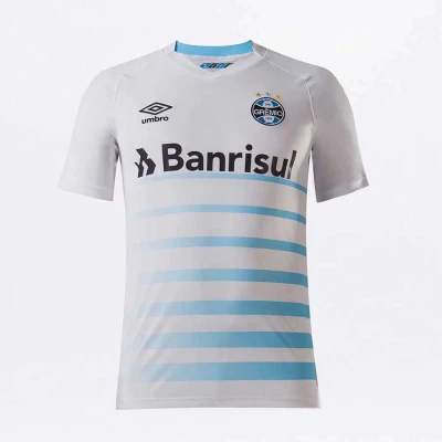 CAMISA GRÊMIO OFICIAL 2 2021 CLÁSSICA S/N MASCULINA - Branco/azul CAMISA GRÊMIO OFICIAL 2 2021 CLÁSSICA S/N MASCULINA - Branco/azul
