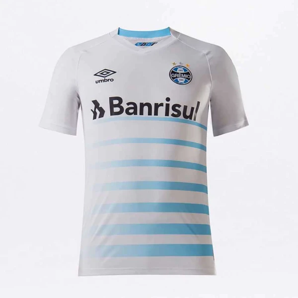 CAMISA GRÊMIO OFICIAL 2 2021 CLÁSSICA S/N MASCULINA - Branco/azul CAMISA GRÊMIO OFICIAL 2 2021 CLÁSSICA S/N MASCULINA - Branco/azul