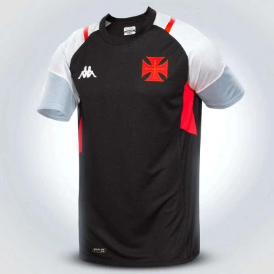 CAMISA KAPPA VASCO GOLEIRO 23/24 TREINO S/N° MASCULINA - Preto