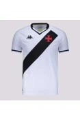 CAMISA KAPPA VASCO II JOGADOR 25/26 MASCULINO - Branco/preto