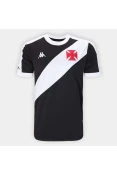 CAMISA KAPPA VASCO OFICIAL I 2024 TORCEDOR MASCULINO - Preto/branco