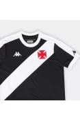 CAMISA KAPPA VASCO OFICIAL I 2024 TORCEDOR MASCULINO - Preto/branco