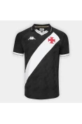 CAMISA KAPPA VASCO OFICIAL I 2025/26 MASCULINA - Preto/branco
