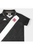 CAMISA KAPPA VASCO OFICIAL I 2025/26 MASCULINA - Preto/branco