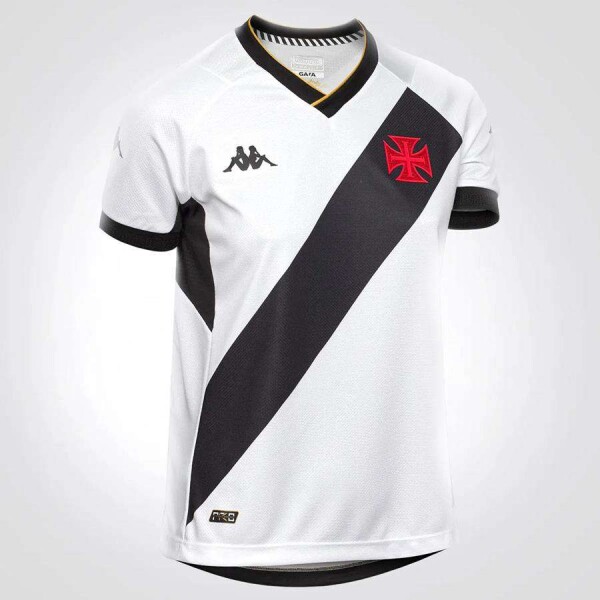 CAMISA KAPPA VASCO OFICIAL II 2023/24 FEMININA - Branco/preto