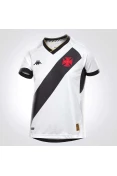 CAMISA KAPPA VASCO OFICIAL II 2023/24 FEMININA - Branco/preto CAMISA KAPPA VASCO OFICIAL II 2023/24 FEMININA - Branco/preto
