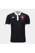 CAMISA KAPPA VASCO OFICIAL III 2024 TORCEDOR MASCULINA - Preto