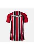 CAMISA NEW BALANCE SAO PAULO II AWAY 25/26 MASCULINO - Vermelho/preto